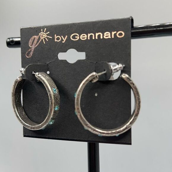 G by Gennaro Hoop Earrings $16ea / 3 for $25 - Picture 1 of 8